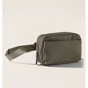 New Athleta All About Crossbody Belt Bag Moss Green